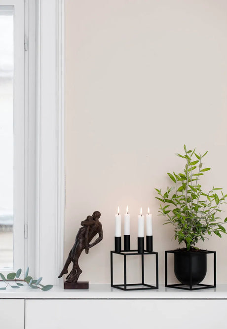 Kubus Flowerpot 14, sort fra Audo Copenhagen - 2 - Jacobsen Plus