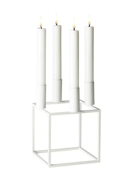 Kubus 4 Lysestage, hvid fra Audo Copenhagen - 1 - Jacobsen Plus