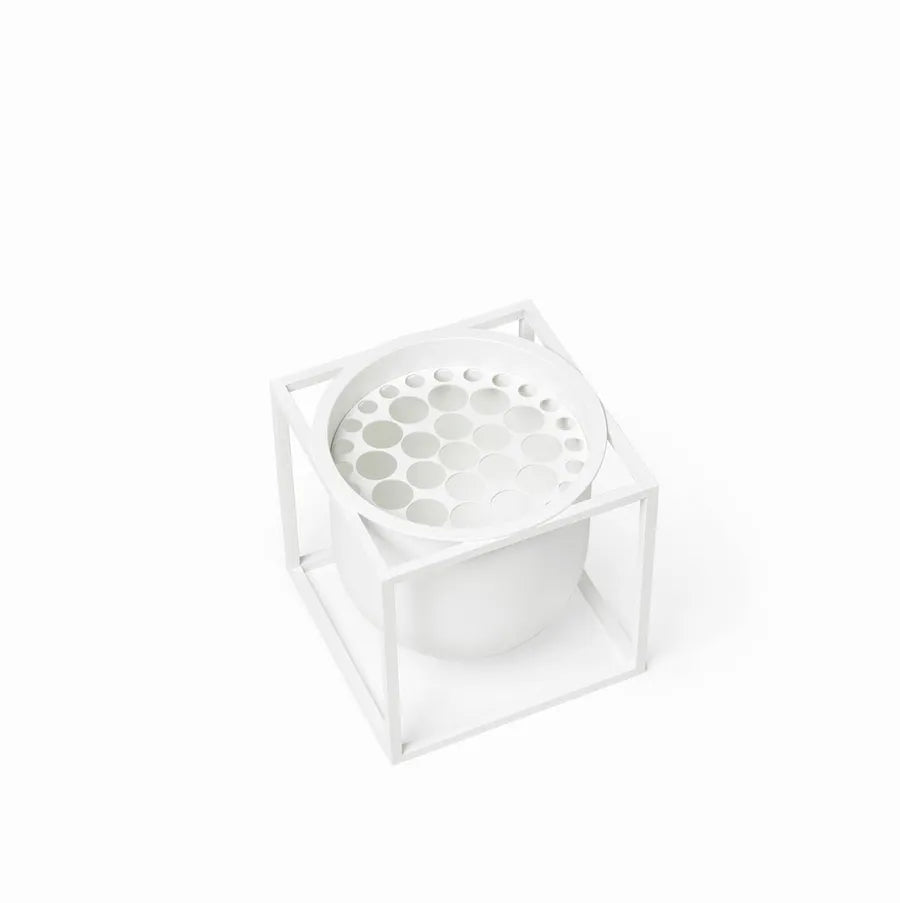 Kubus Flowerpot 14, hvid fra Audo Copenhagen - 7 - Jacobsen Plus