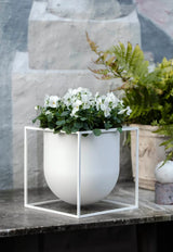 Kubus Flowerpot 23, hvid fra Audo Copenhagen
