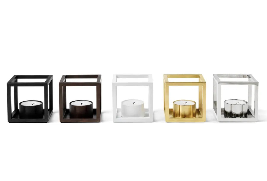 Kubus T Lysestage, hvid fra Audo Copenhagen