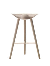 ML42 Barstol 77 cm fra Audo Copenhagen - Eg - messing - Jacobsen Plus