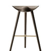 Brun olieret eg - messing