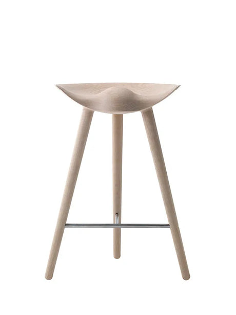 ML42 Barstol 69 cm fra Audo Copenhagen - Eg - stål - Jacobsen Plus