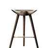 Brun olieret eg - messing