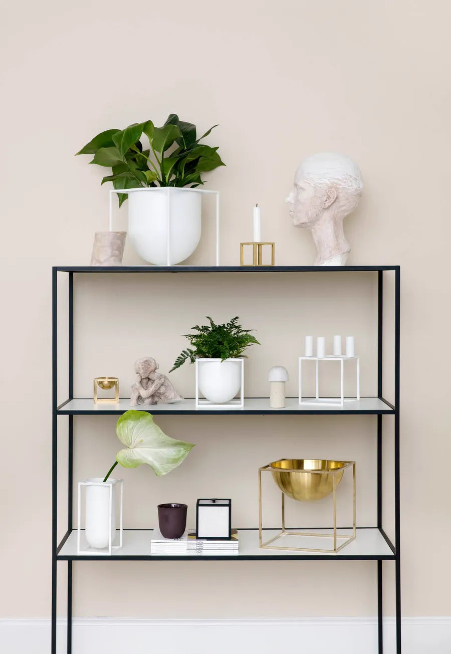 Kubus Flowerpot 23, hvid fra Audo Copenhagen