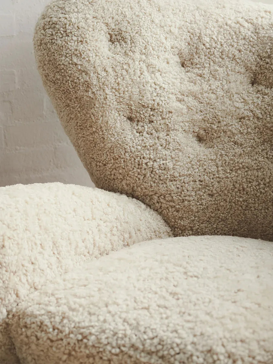 Den Trætte Mand inkl. Skammel, moonlight fra Audo Copenhagen