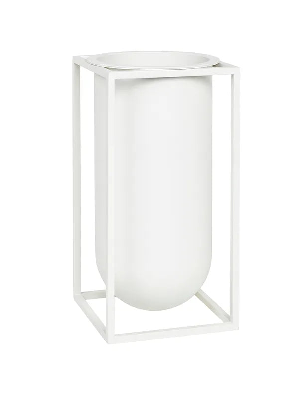 Kubus Vase Lolo, hvid fra Audo Copenhagen - 1 - Jacobsen Plus