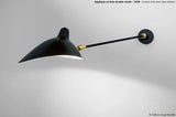 Big Wall Lamp w/1 Arm, 2 Rotula af Serge Mouille - 2 - Jacobsen Plus