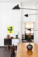 Big Wall Lamp w/3 Rotating Straight Arms af Serge Mouille - 5 - Jacobsen Plus