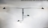 Big Wall Lamp w/4 Rotating Straight Arms af Serge Mouille - 5 - Jacobsen Plus