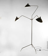 Standing Lamp w/3 Heads/Arms af Serge Mouille