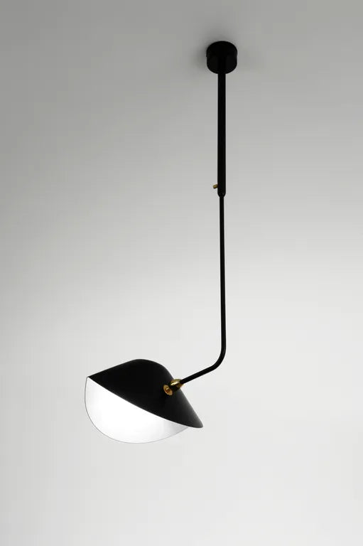 Ceiling Lamp Bookshelves Curved af Serge Mouille - 2 - Jacobsen Plus