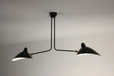 Ceiling Lamp w/2 Fixed Arms af Serge Mouille - 2 - Jacobsen Plus