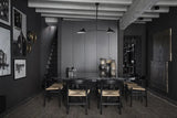 Ceiling Lamp w/2 Fixed Arms af Serge Mouille - 3 - Jacobsen Plus