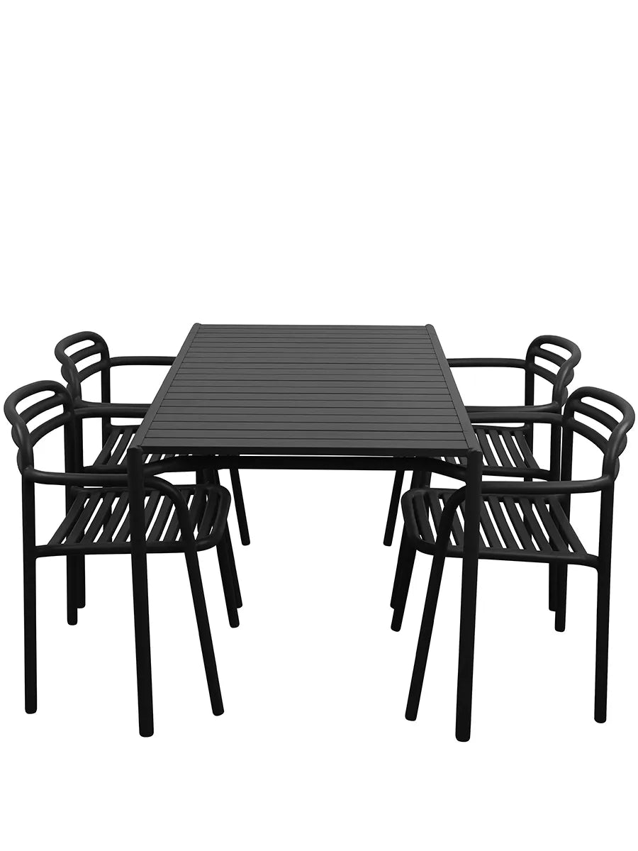 Special Edition Bliss Dining Table 133x81 cm, black fra Cane-line