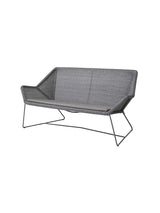 Breeze 2-pers. Loungesofa fra Cane-line - Light grey / Taupe, Cane-line Natté - Jacobsen Plus