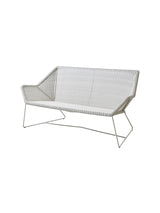 Breeze 2-pers. Loungesofa fra Cane-line - White grey / Ingen hynde - Jacobsen Plus