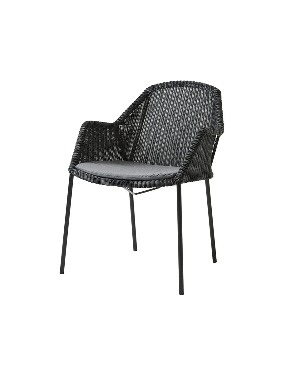 Breeze Havestol m. Armlæn, stabelbar fra Cane-line