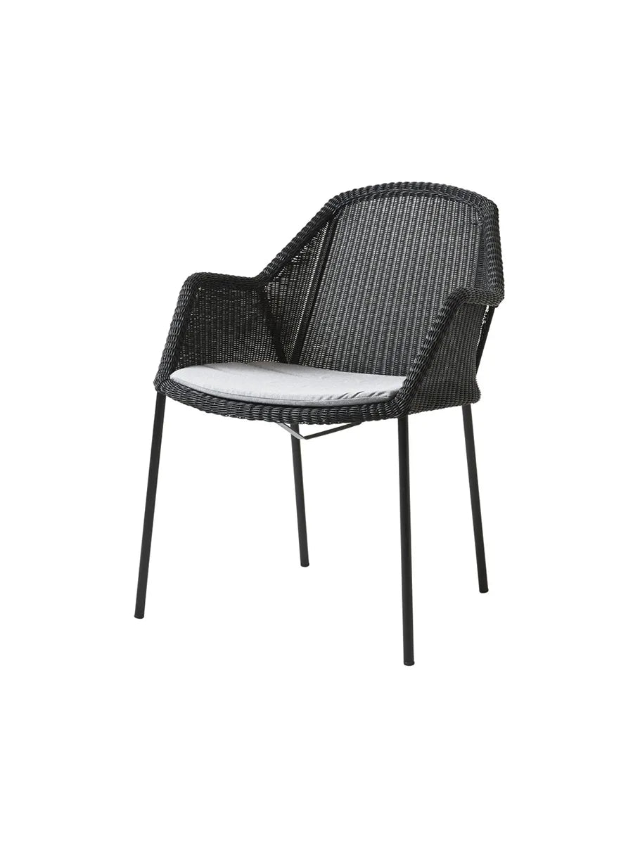 Breeze Havestol m. Armlæn, stabelbar fra Cane-line