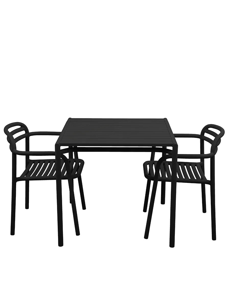 Special Edition Bliss m/armlæn havestol, black fra Cane-line