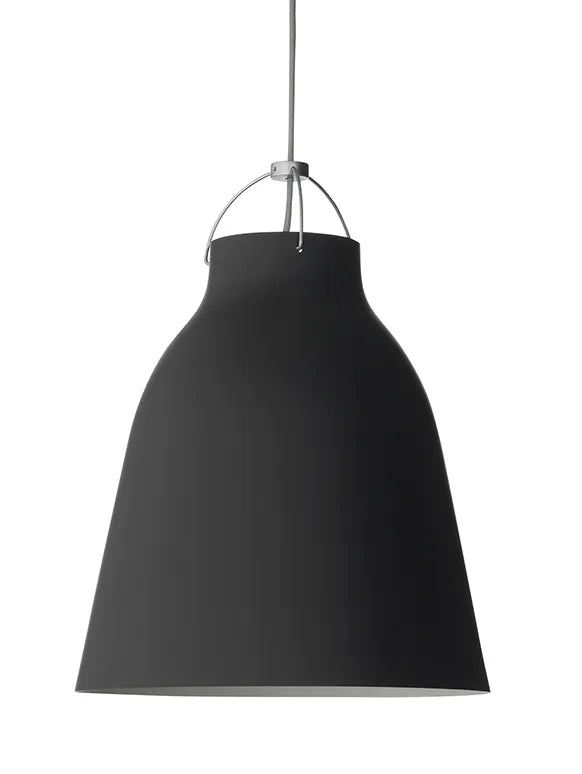 Caravaggio Pendel, matt fra Fritz Hansen - P1 (Ø165mm) / Sort - Jacobsen Plus