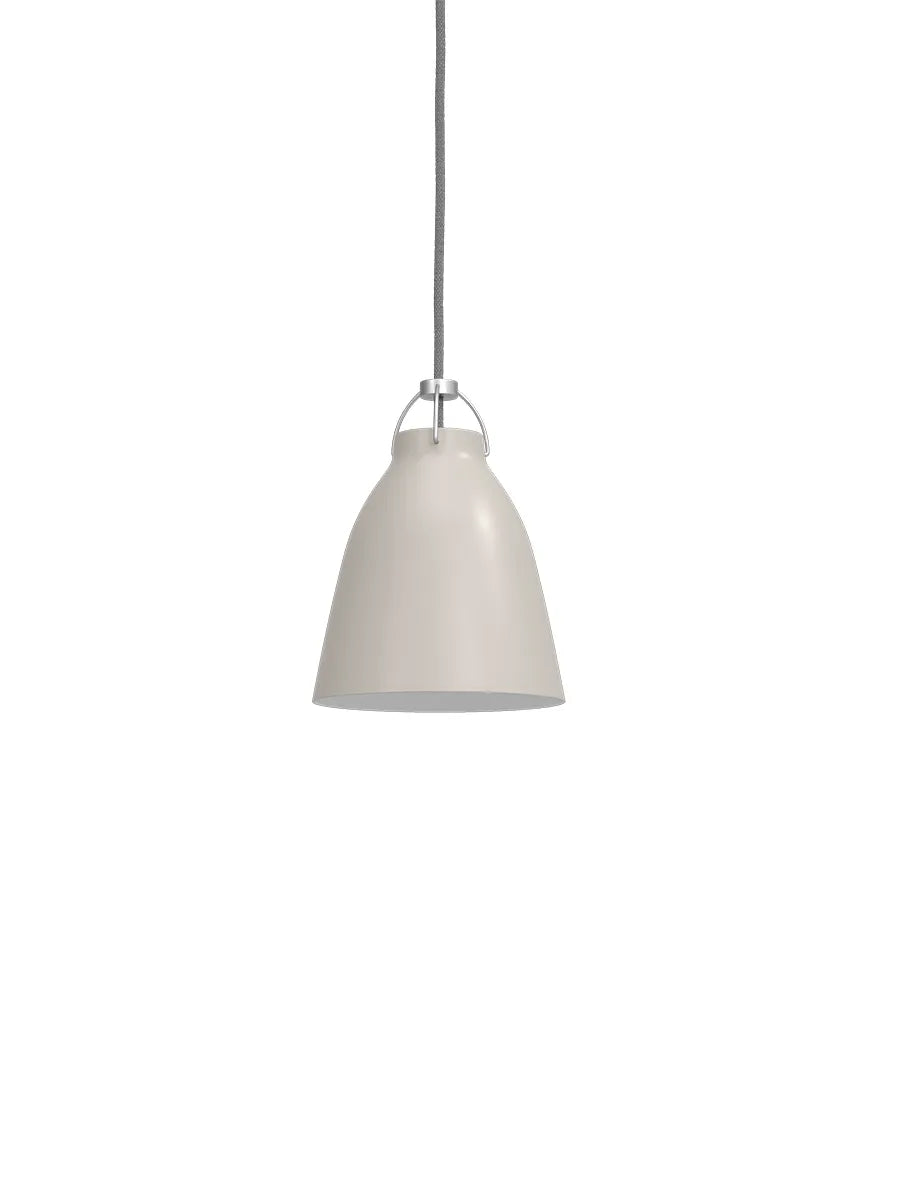 Caravaggio Pendel, matt fra Fritz Hansen - P1 (Ø165mm) / Warm Grey - Jacobsen Plus