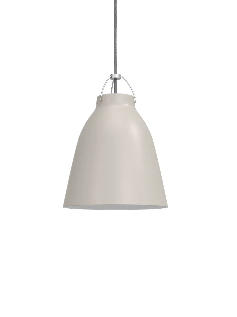 Caravaggio Pendel, matt fra Fritz Hansen - P2 (Ø258mm) / Warm Grey - Jacobsen Plus