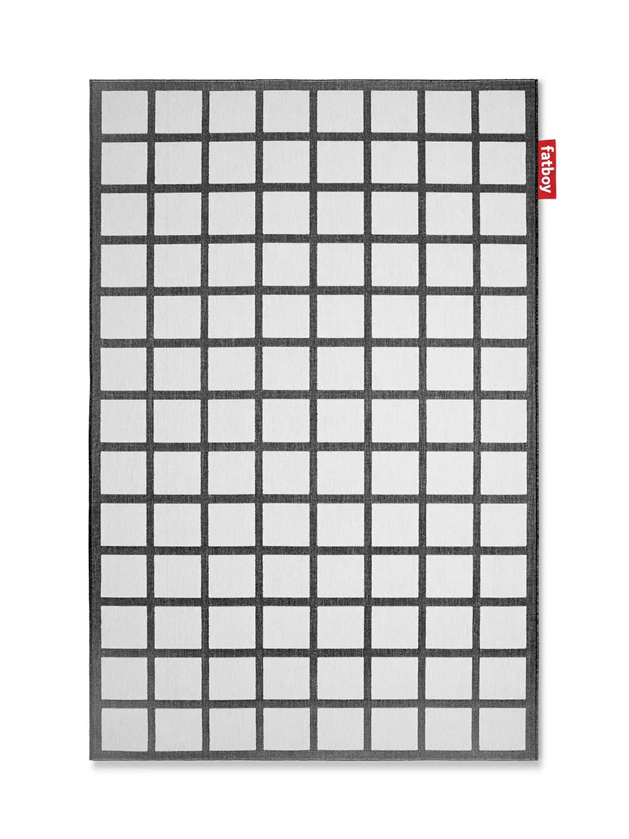 Carpretty Grand tæppe fra Fatboy - Checky - black-white - Jacobsen Plus