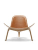 CH07 Skalstol, eg olie/Loke 7748 af Hans J. Wegner