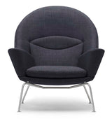 CH468 Oculus Chair af Hans J. Wegner - Tekstil: Fiord 191 - Jacobsen Plus