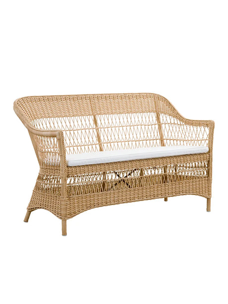 Charlot 2-pers Sofa fra Sika-Design - Natur / B456 Tempotest - Taupe - Jacobsen Plus