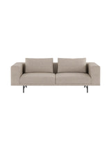 Vipp - Loft 2-Personers Sofa - Chestnut - Sort pulverlakeret stel - Jacobsen Plus