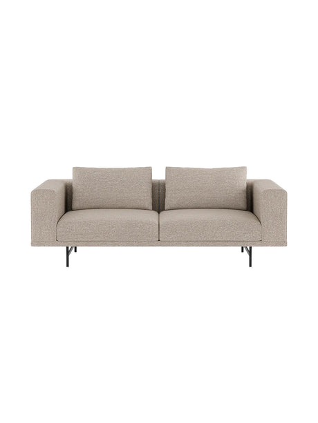 Vipp - Loft 2-Personers Sofa - Bark - Sort pulverlakeret stel - Jacobsen Plus