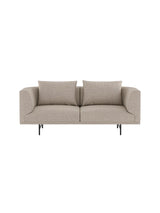 Vipp - Chimney 2-Personers Sofa - Chestnut - Sort pulverlakeret stel - Jacobsen Plus