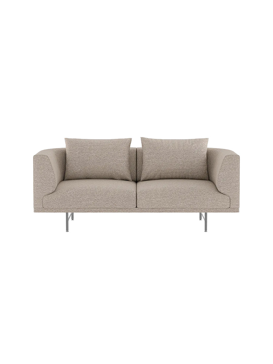 Vipp - Chimney 2-Personers Sofa - Chestnut - Rustfrit stål stel - Jacobsen Plus