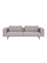 Vipp - Loft 3-Personers Sofa - Chestnut - Sort pulverlakeret stel - Jacobsen Plus