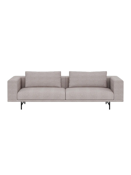 Vipp - Loft 3-Personers Sofa - Bark - Sort pulverlakeret stel - Jacobsen Plus