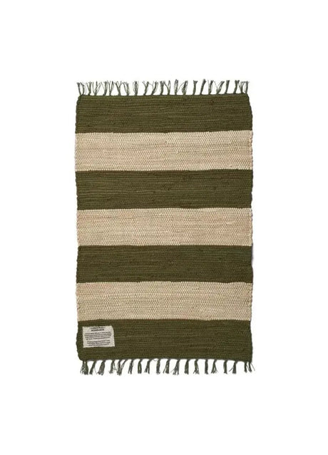 Chindi tæppe, 60x90 cm fra Bongusta - Army beige - Jacobsen Plus