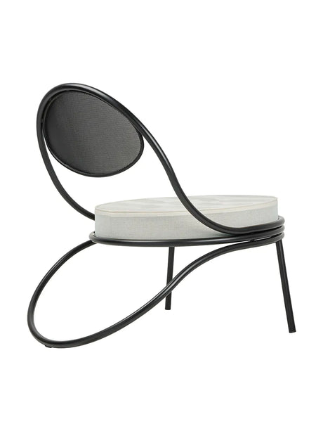 Copacabana Lounge Chair, black semi matt fra GUBI - 5 - Jacobsen Plus