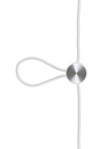 Cord Adjuster fra Le Klint - Hvid base-rustfrit stål - Jacobsen Plus