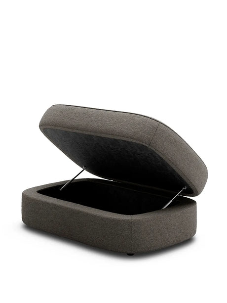 Covent Pouf, medium fra New Works - Dark Taupe - Jacobsen Plus
