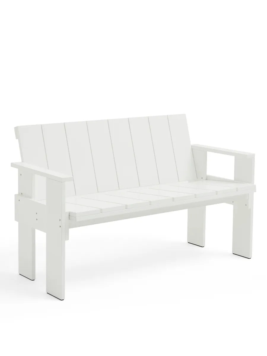 Crate Dining Bench fra Hay - White - Jacobsen Plus