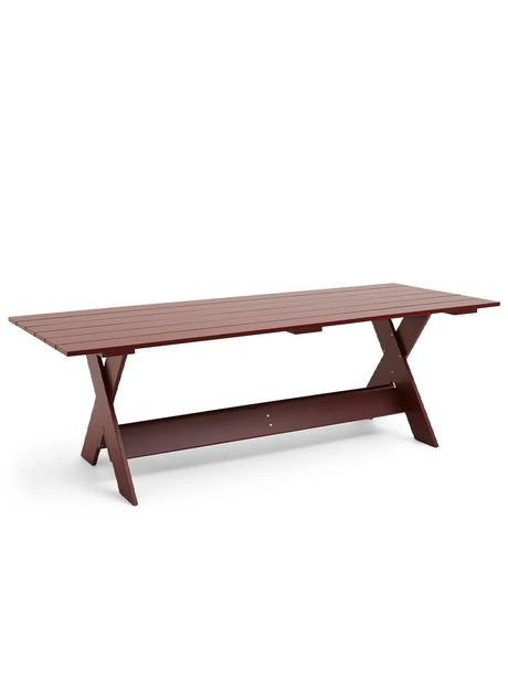 Crate Dining Table, 230x89 fra Hay - Iron Red - Jacobsen Plus