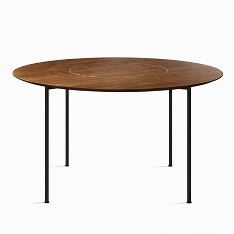 Crawford rundt spisebord 2, Ø120cm, valnød fra Stellar Works - 1 - Jacobsen Plus