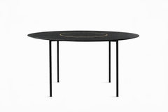 Crawford rundt spisebord 2, Ø160cm, eg sort fra Stellar Works