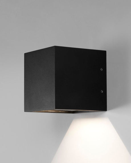 Cube XL væglampe i sort, down fra Light Point - 1 - Jacobsen Plus