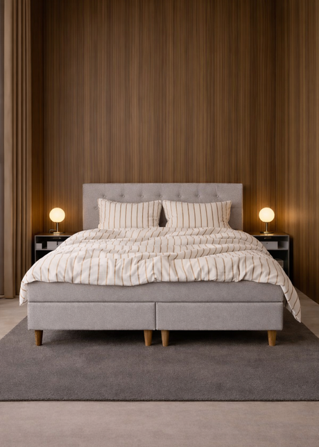 Jacobsen Plus Beds – Kontinental seng, Sand - 1 - Jacobsen Plus