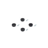 Ben dup til Eames stole, 4 stk. - Til DSW-DAW, sort plast - Jacobsen Plus