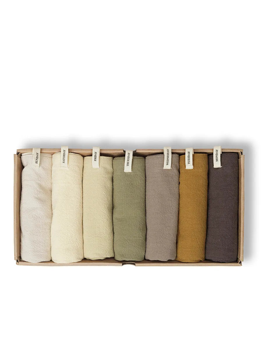 Day Tea Towel Set, sæt á 7 stk. fra Ferm Living - 1 - Jacobsen Plus
